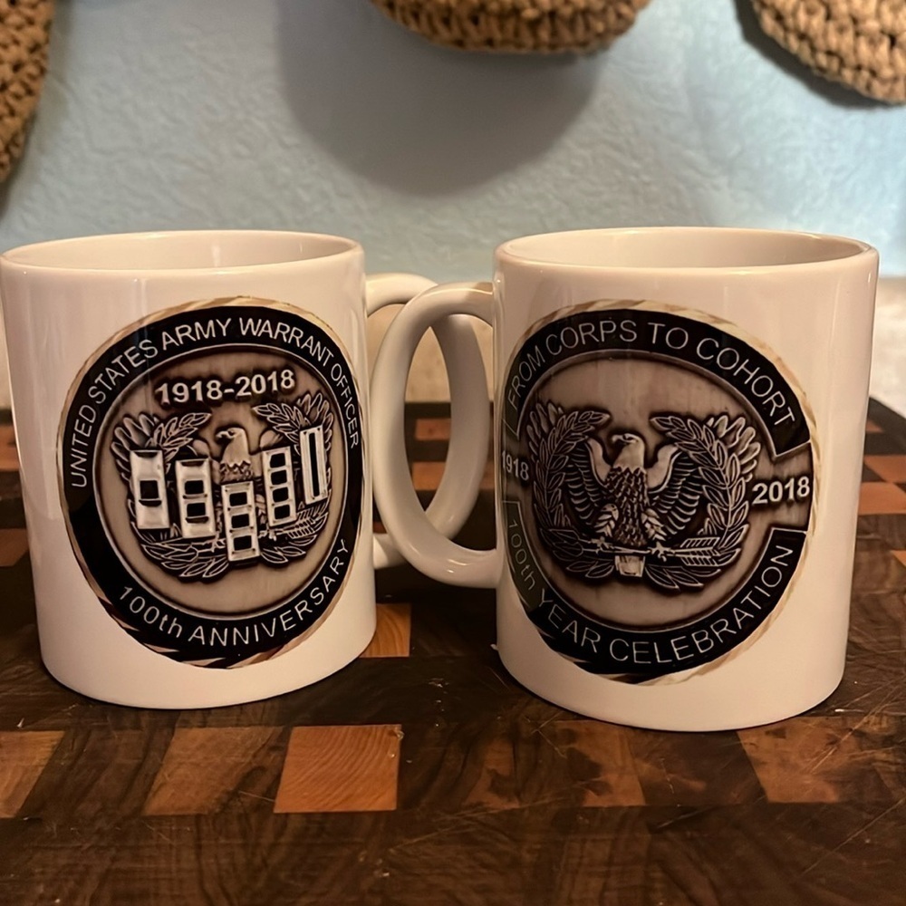 Mug 100th Anniversary Unites States Warrant Officer Matching Set